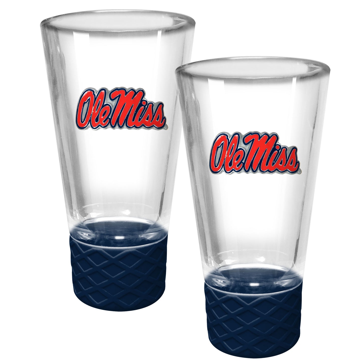 Ole Miss Rebels 2-Pack 4oz. Cheer Shot Set with Silicone Grip