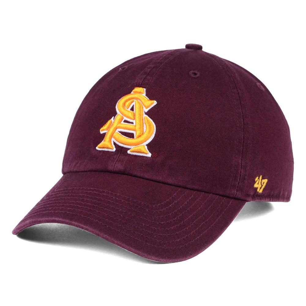 Men's '47 Maroon Arizona State Sun Devils Clean Up Adjustable Hat