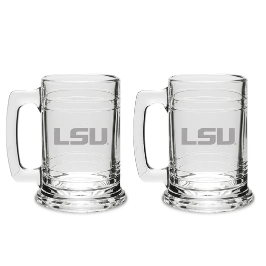 LSU Tigers 2-Piece 15oz. Colonial Tankard Set
