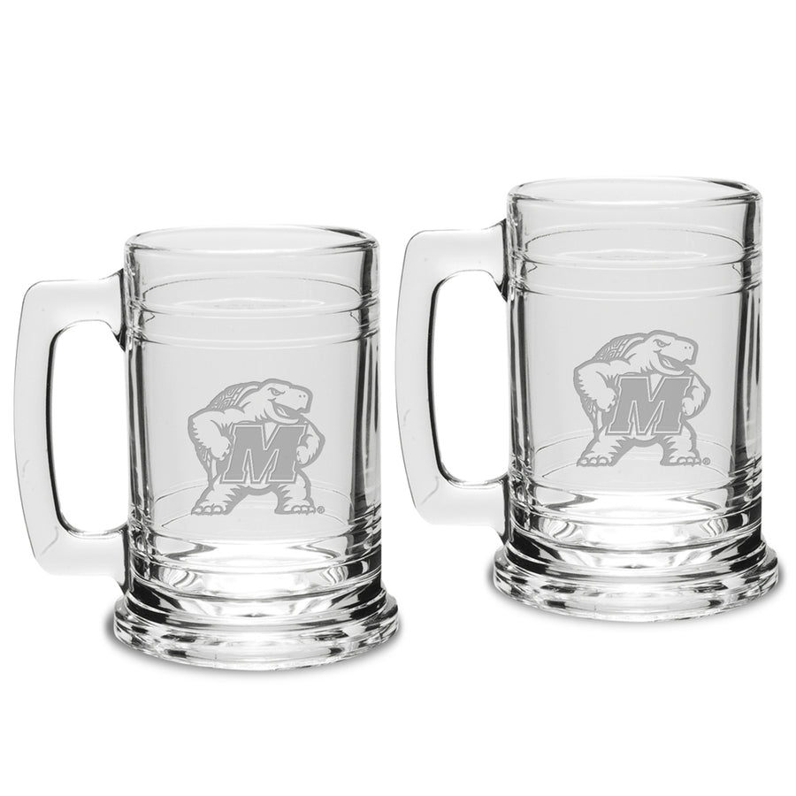 Maryland Terrapins 2-Piece 15oz. Colonial Tankard Set