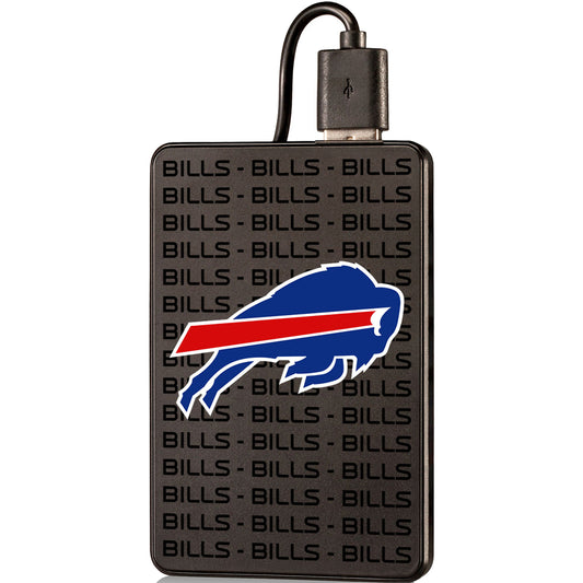 Buffalo Bills Text Backed 2000 mAh Credit Card Powerbank