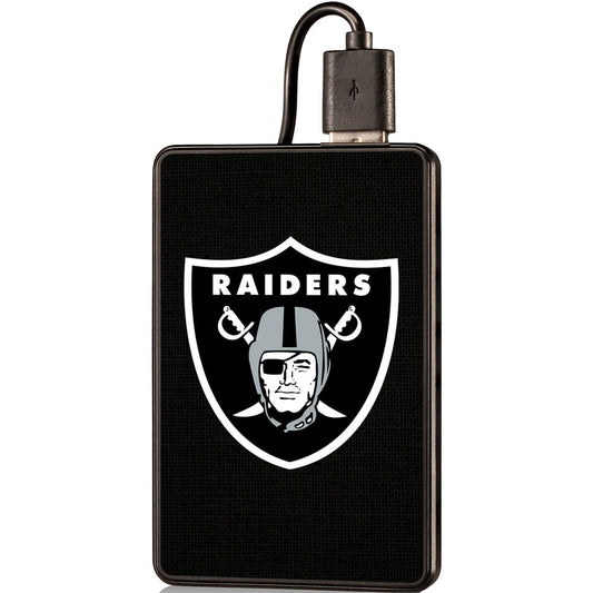 Las Vegas Raiders Solid 2000 mAh Credit Card Powerbank