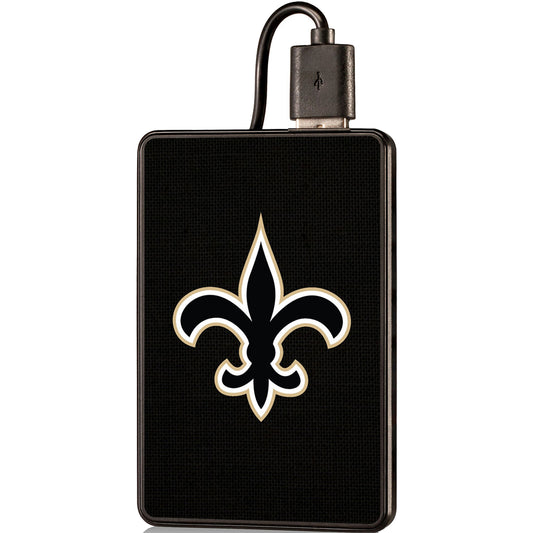 New Orleans Saints Solid 2000 mAh Credit Card Powerbank