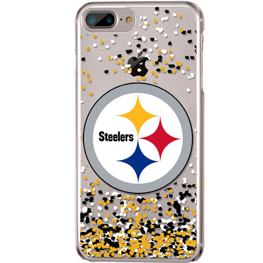 Pittsburgh Steelers iPhone Clear Case with Confetti Design