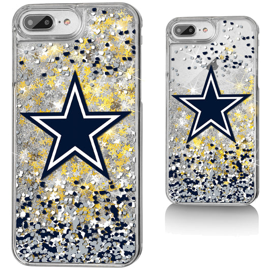 Dallas Cowboys iPhone Glitter Case with Confetti Design