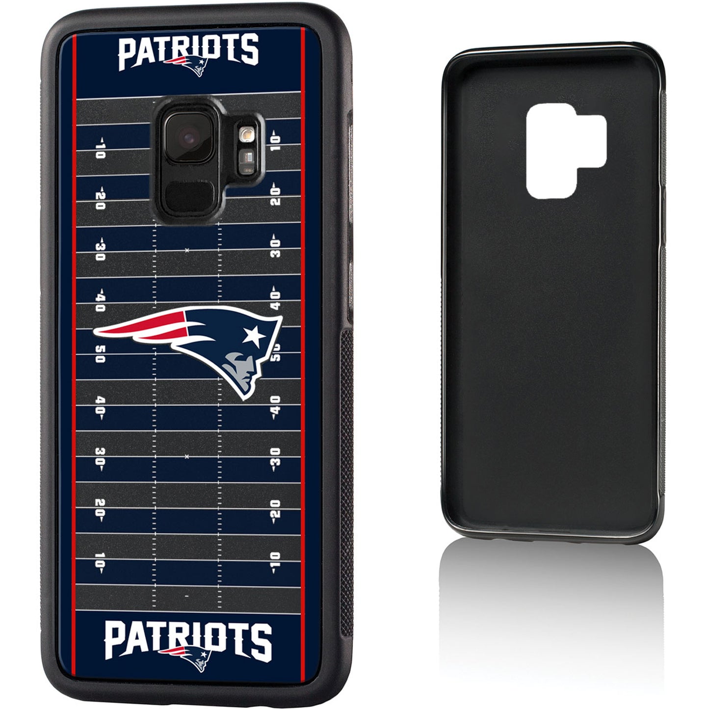 New England Patriots Galaxy Bump Case with Field Design