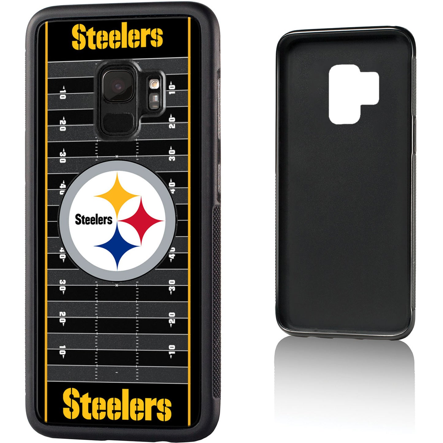 Pittsburgh Steelers Galaxy Bump Case with Field Design