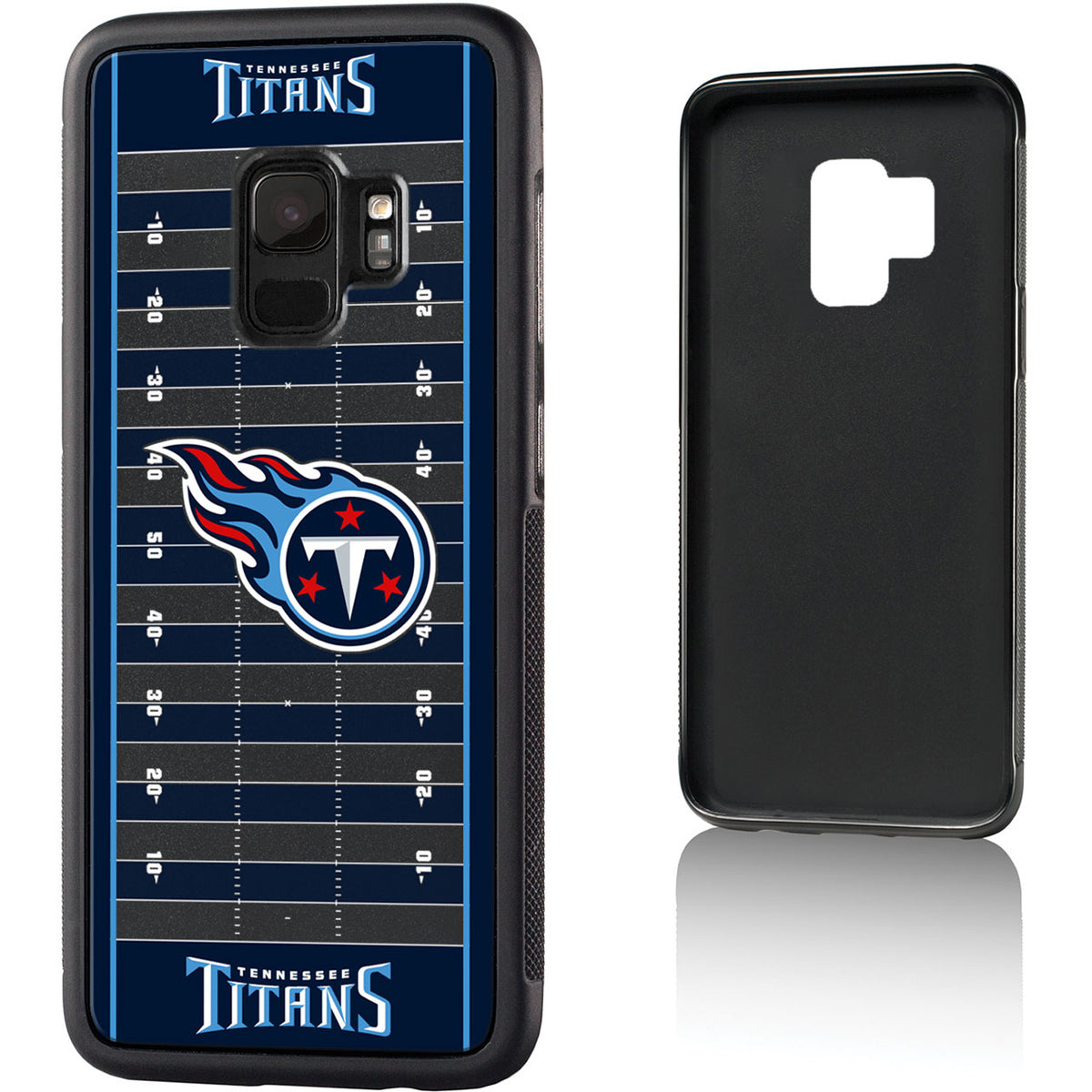 Tennessee Titans Galaxy Bump Case with Field Design