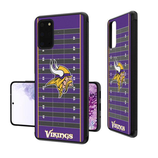 Minnesota Vikings Galaxy Bump Case with Field Design