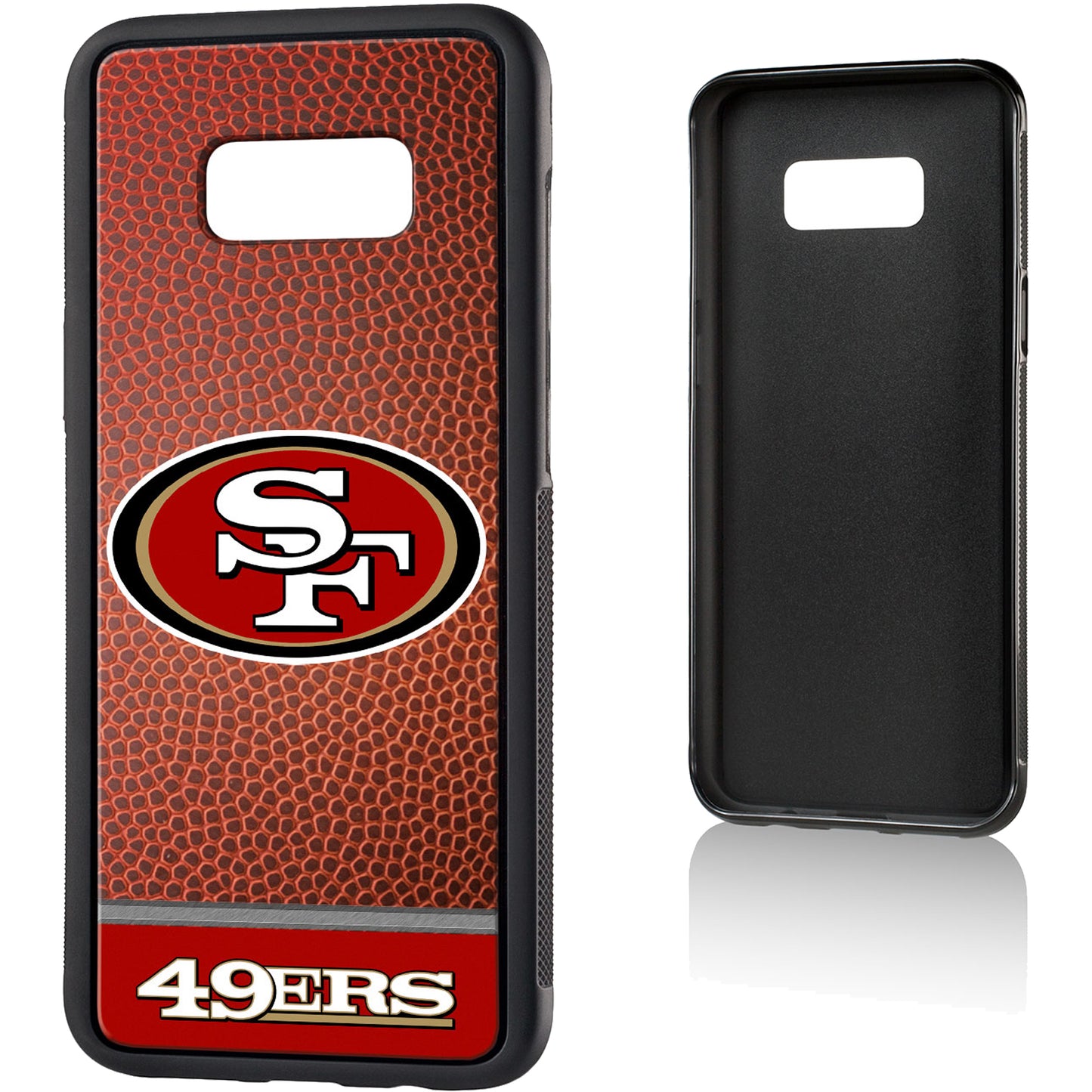 San Francisco 49ers Galaxy Bump Case with Football Design