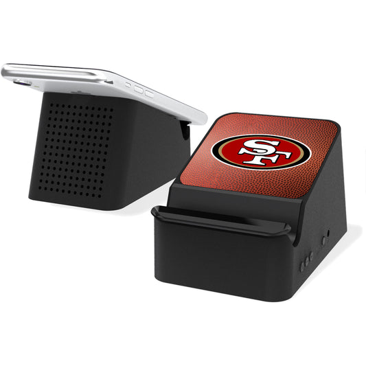 San Francisco 49ers Wireless Charging Station & Bluetooth Speaker