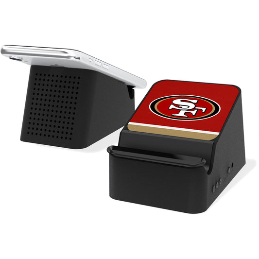 San Francisco 49ers Wireless Charging Station and Bluetooth Speaker