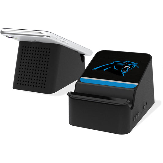 Carolina Panthers Wireless Charging Station and Bluetooth Speaker