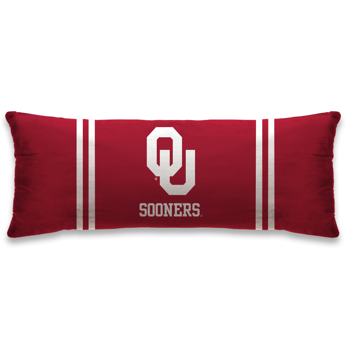 Oklahoma Sooners 20'' x 48'' Plush Bed Pillow