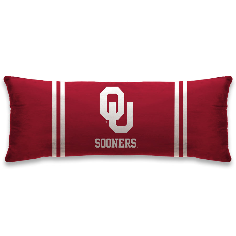 Oklahoma Sooners 20'' x 48'' Plush Bed Pillow