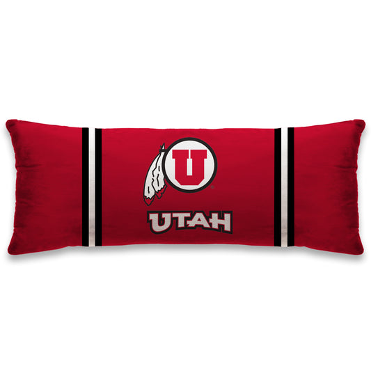 Utah Utes 20'' x 48'' Plush Bed Pillow