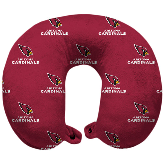 Arizona Cardinals Polyester-Fill Travel Pillow