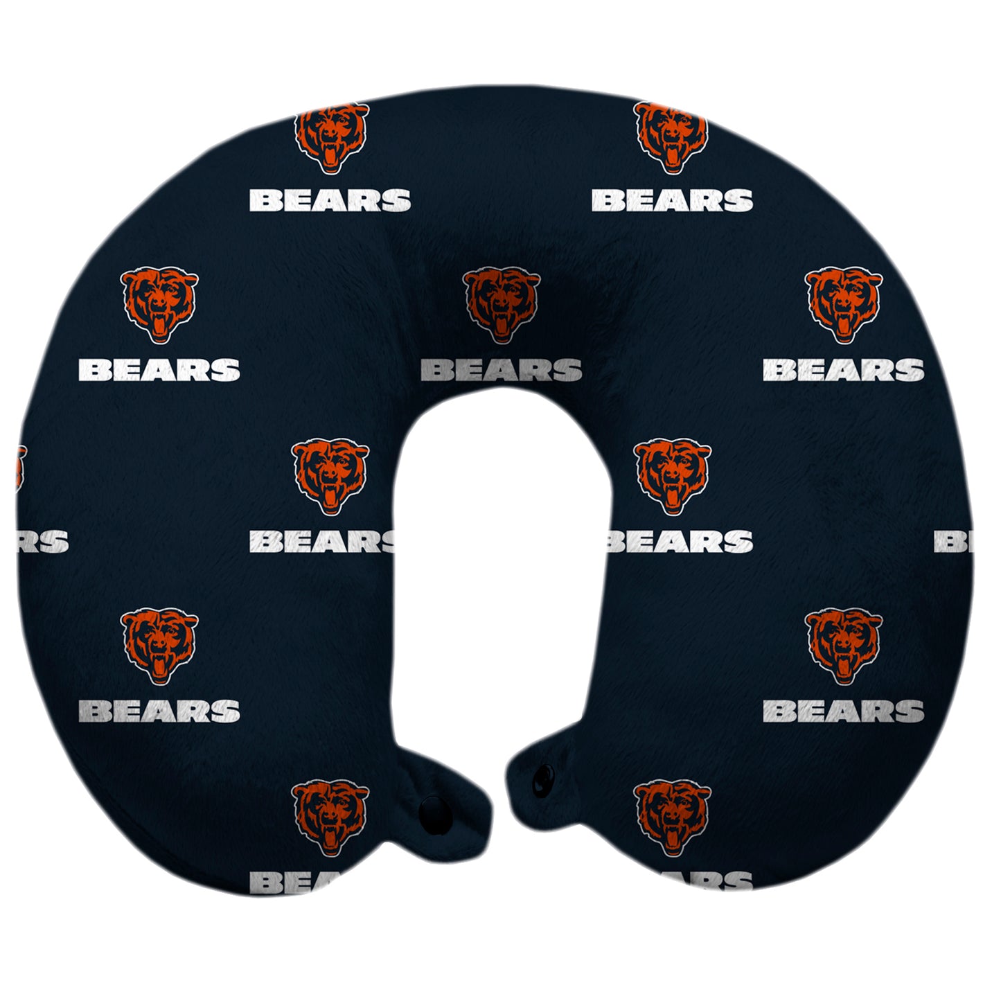 Chicago Bears Polyester-Fill Travel Pillow