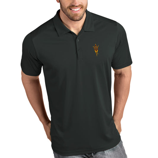 Arizona State Sun Devils Antigua Tribute Polo - Charcoal