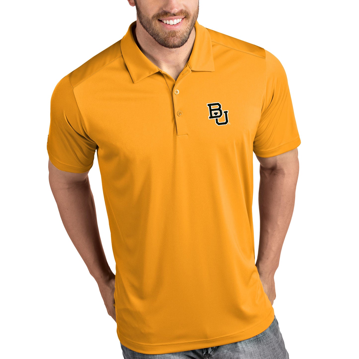 Baylor Bears Antigua Tribute Polo - Gold