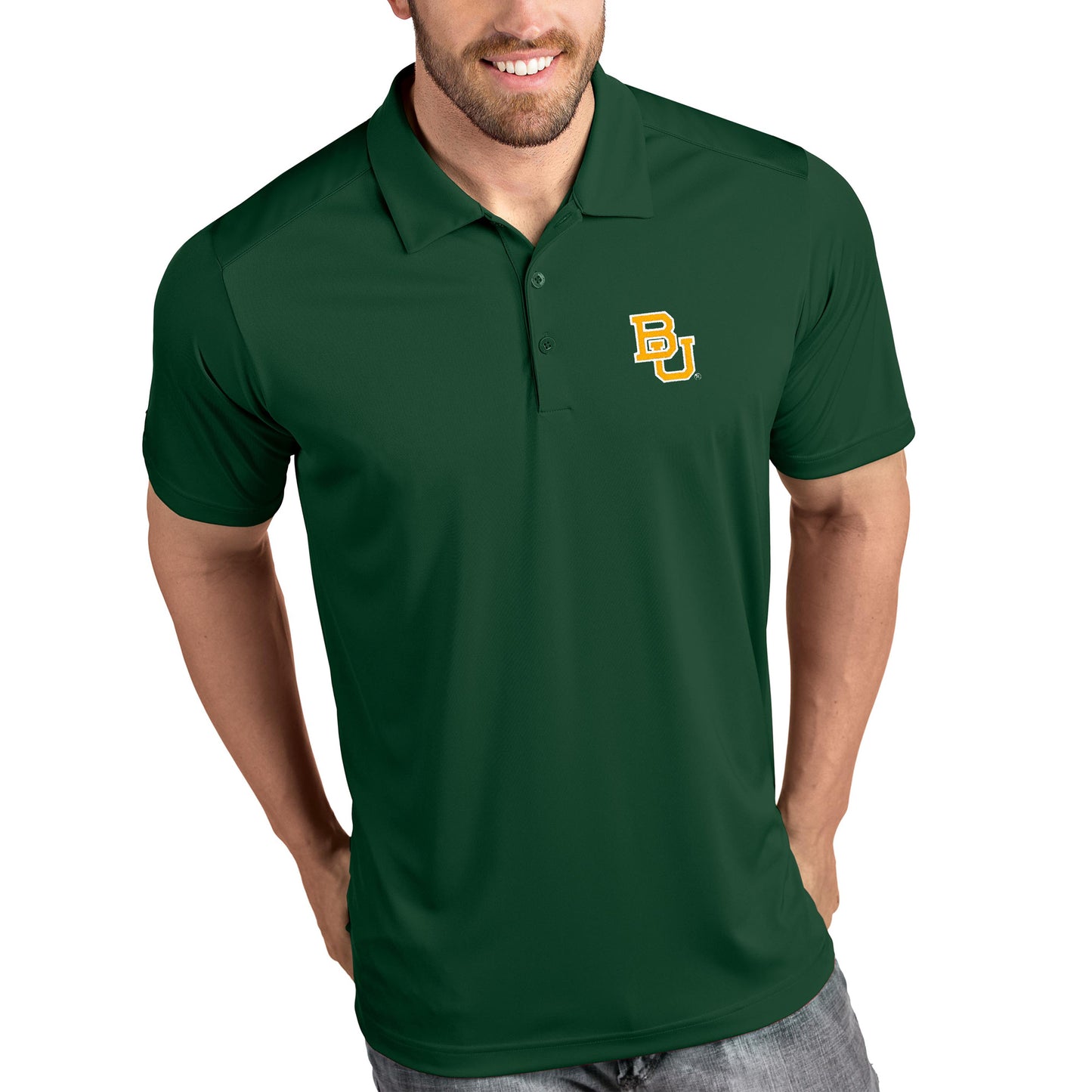 Baylor Bears Antigua Tribute Polo - Green