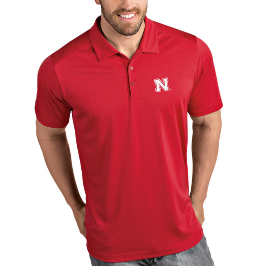 Nebraska Huskers Antigua Tribute Polo - Scarlet