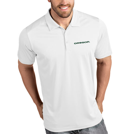 Oregon Ducks Antigua Tribute Polo - White