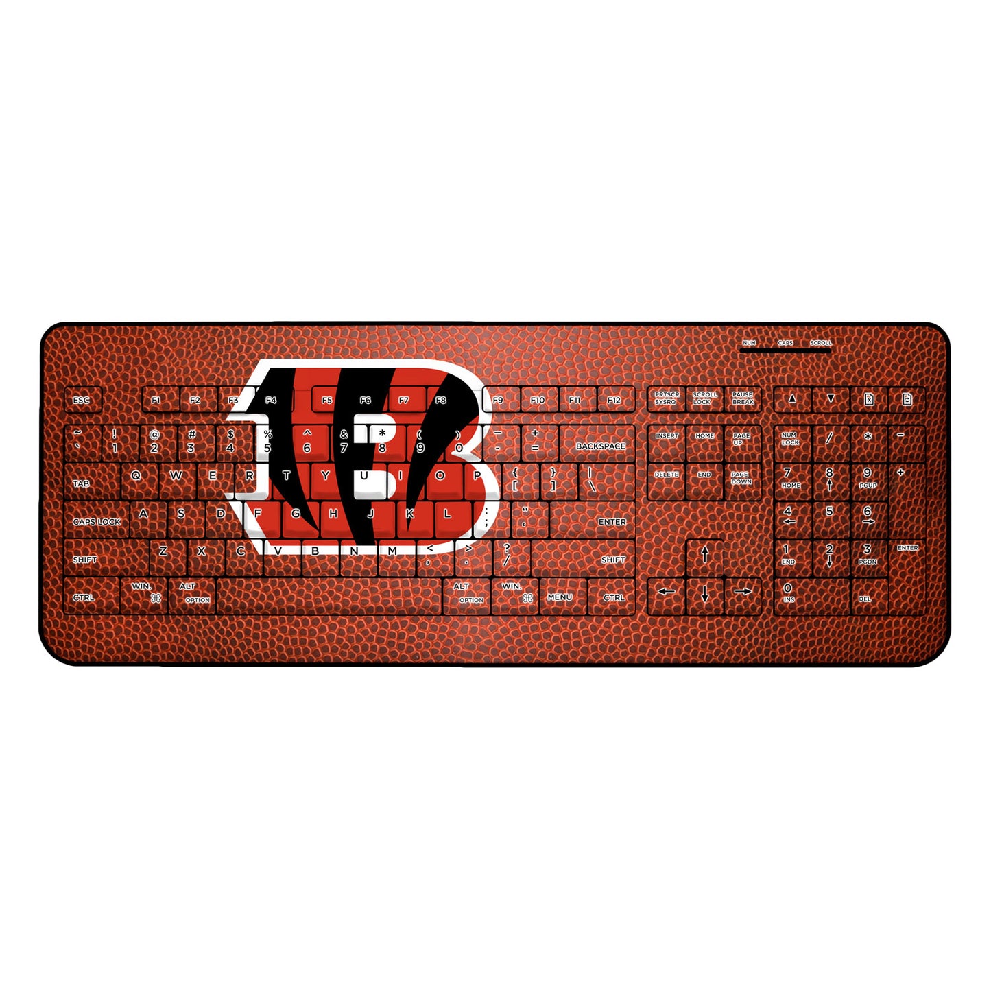 Cincinnati Bengals Football Design Wireless Keyboard