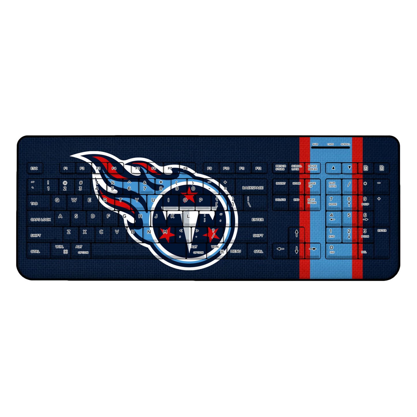 Tennessee Titans Stripe Wireless Keyboard