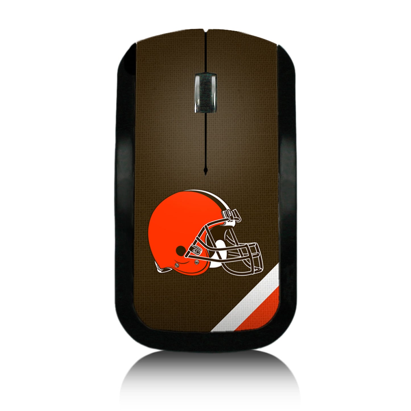 Cleveland Browns Diagonal Stripe Wireless Mouse