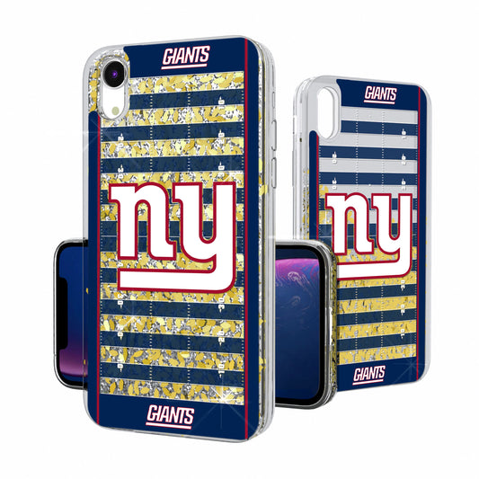 New York Giants iPhone Field Design Glitter Case