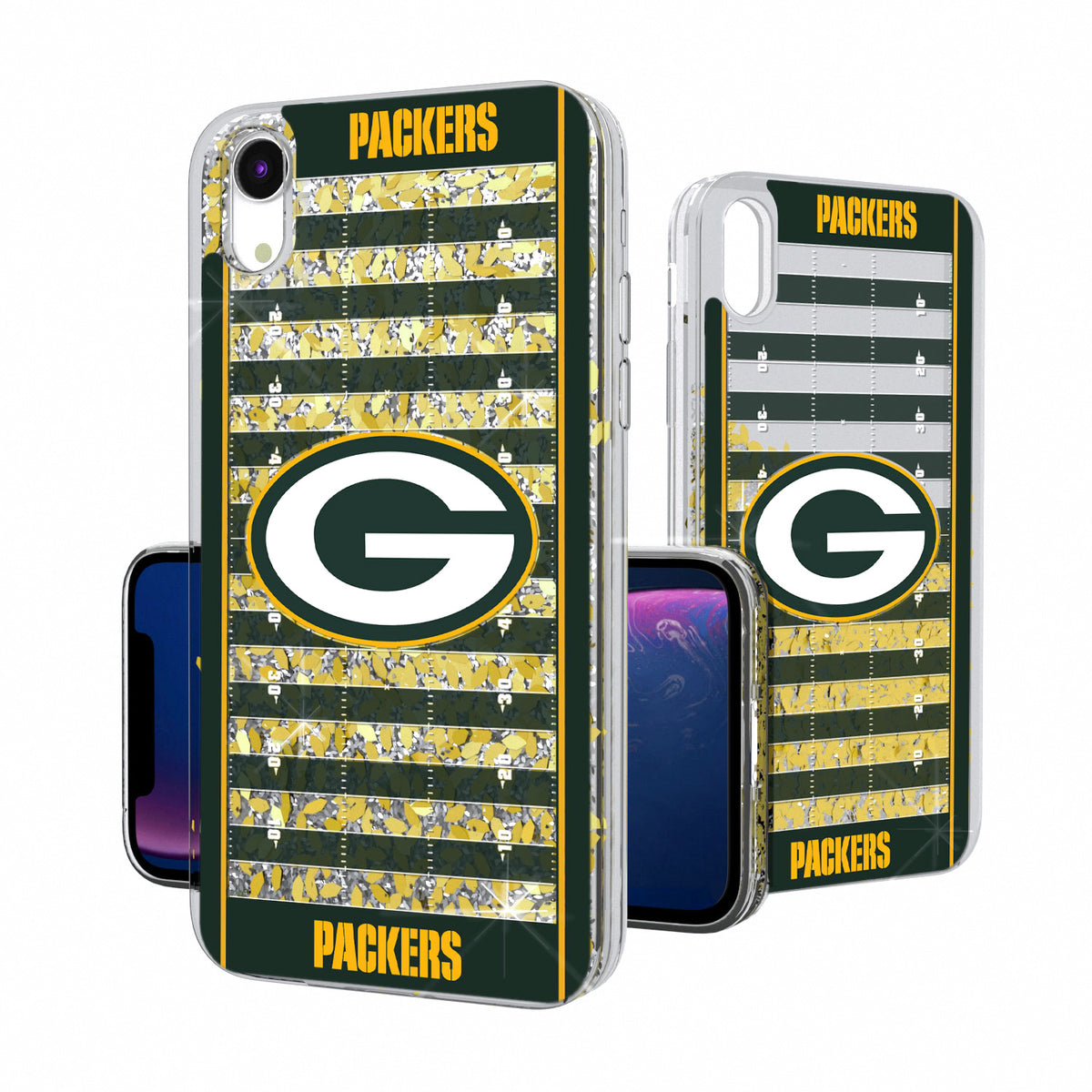 Green Bay Packers iPhone Field Design Glitter Case
