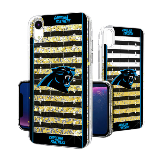 Carolina Panthers iPhone Field Design Glitter Case