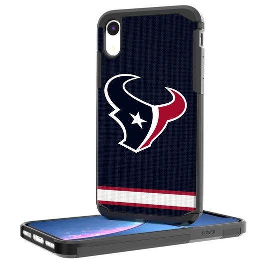 Houston Texans iPhone Rugged Stripe Design Case