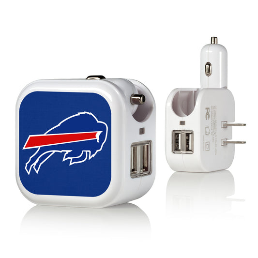 Buffalo Bills Solid Design USB Charger