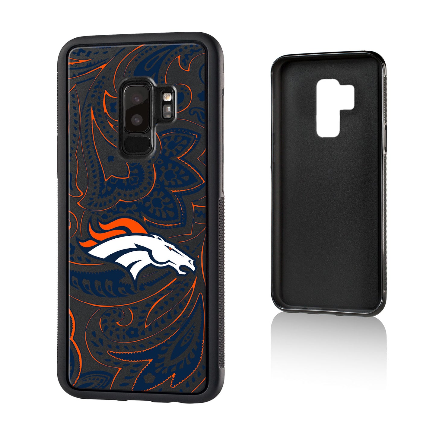 Denver Broncos Galaxy Paisley Design Bump Case