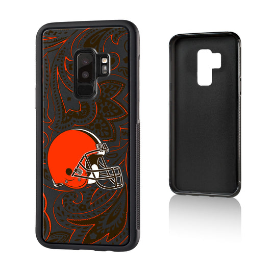 Cleveland Browns Galaxy Paisley Design Bump Case