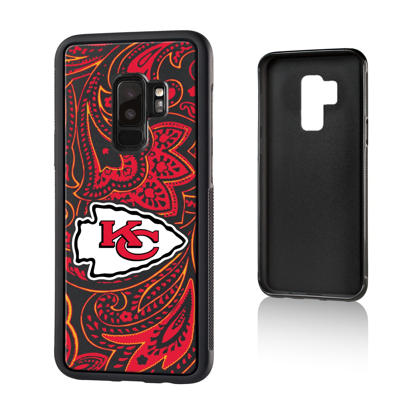 Kansas City Chiefs Galaxy Paisley Design Bump Case