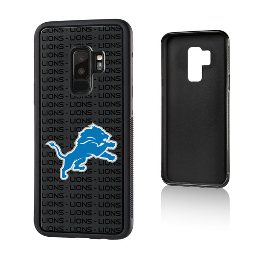 Detroit Lions Galaxy Text Backdrop Design Bump Case