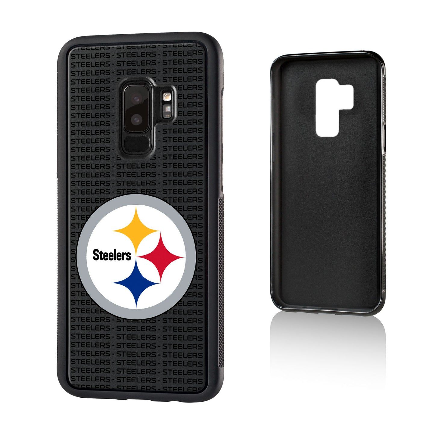 Pittsburgh Steelers Galaxy Text Backdrop Design Bump Case