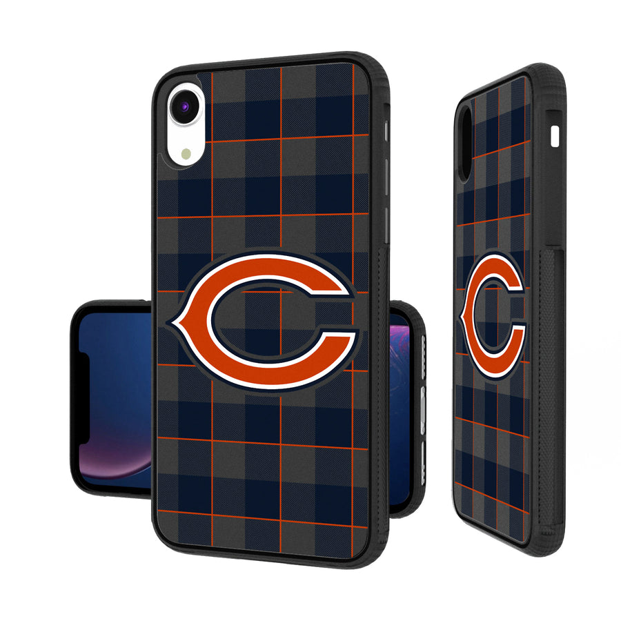 Chicago Bears iPhone Plaid Design Bump Case