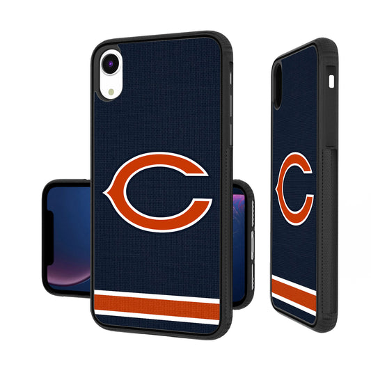 Chicago Bears iPhone Stripe Design Bump Case