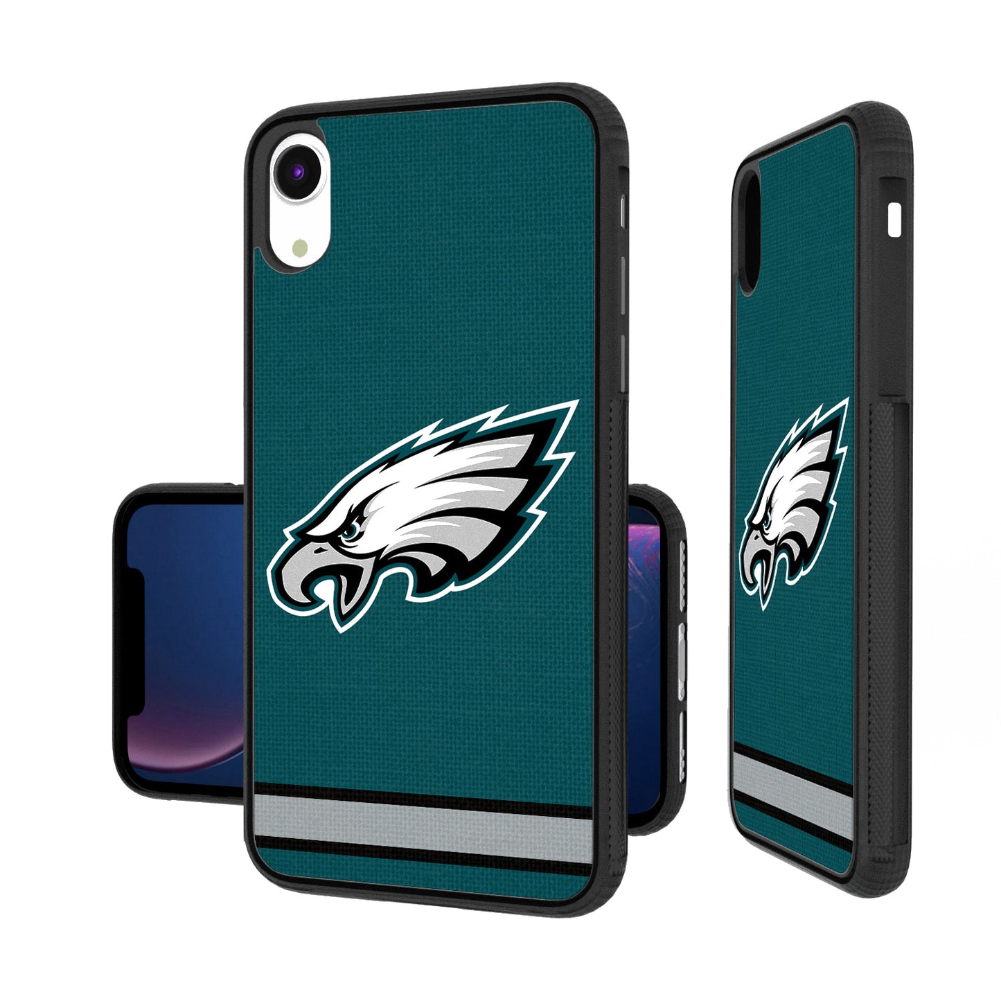 Philadelphia Eagles iPhone Stripe Design Bump Case