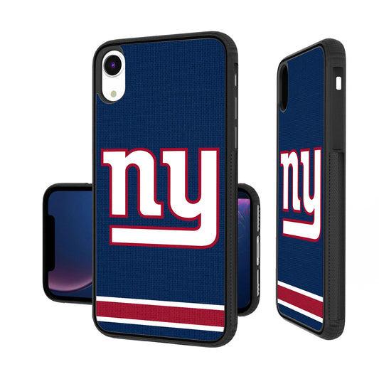 New York Giants iPhone Stripe Design Bump Case