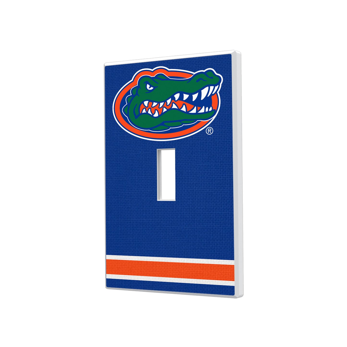 Florida Gators Stripe Design Single Toggle Light Switch Plate