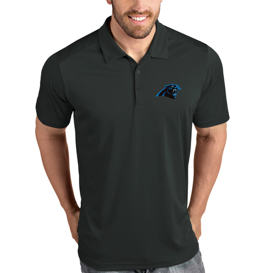 Carolina Panthers Antigua Tribute Polo - Charcoal