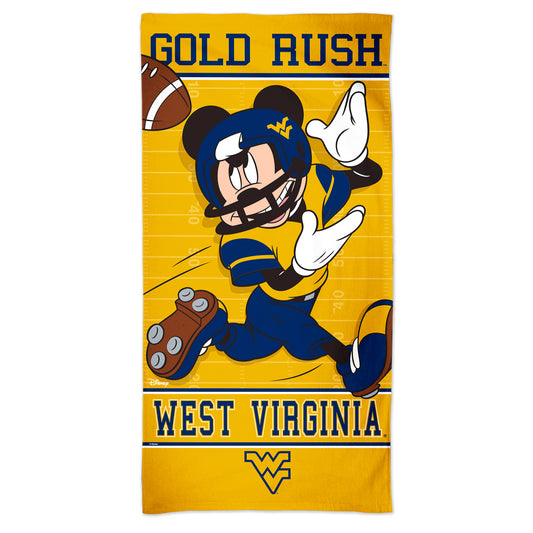 WinCraft West Virginia Mountaineers 30'' x 60'' Disney Spectra Beach Towel