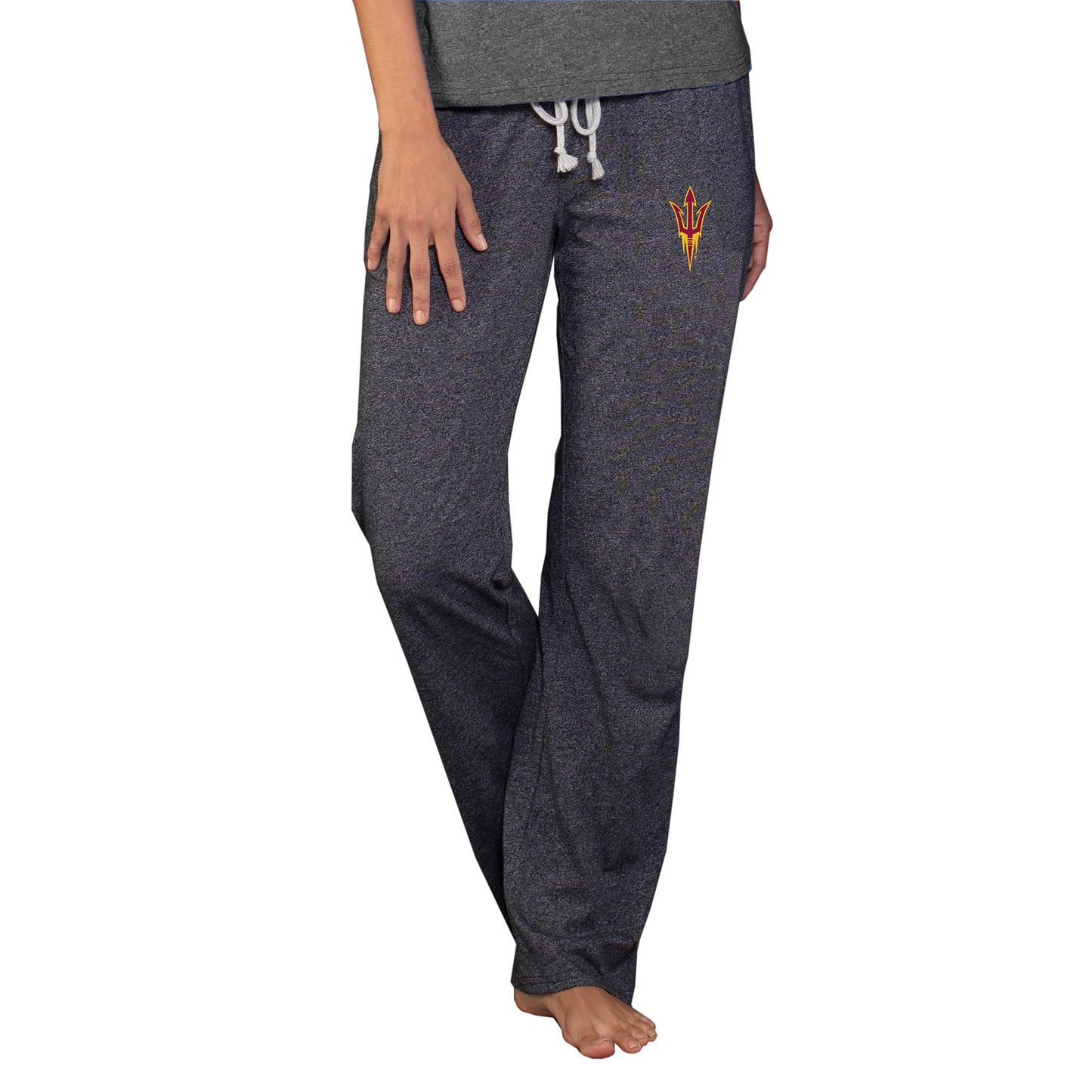 Women's Concepts Sport  Charcoal Arizona State Sun Devils Quest Knit Lightweight Pants