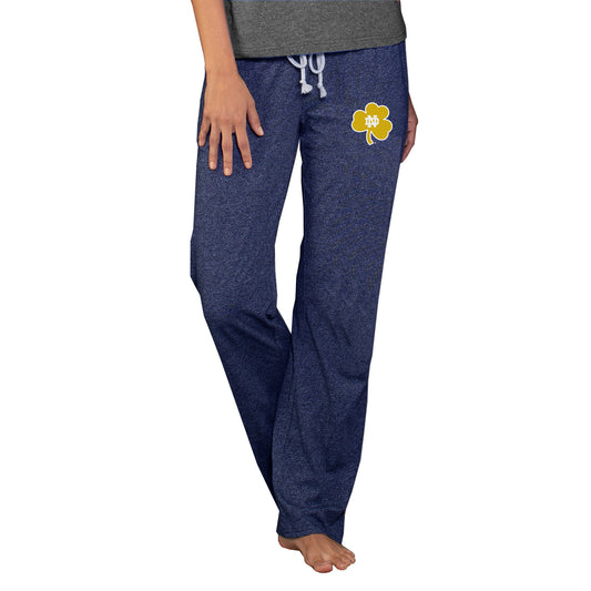 Women's Concepts Sport  Navy Notre Dame Fighting Irish Quest Knit Lightweight Pants