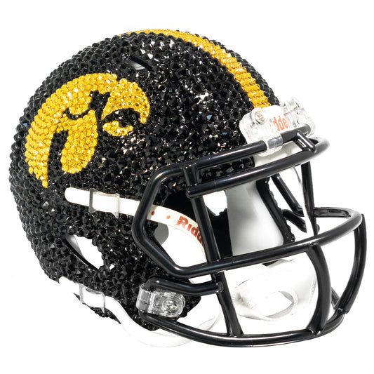 Iowa Hawkeyes Swarovski Crystal Mini Football Helmet